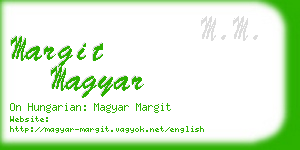 margit magyar business card